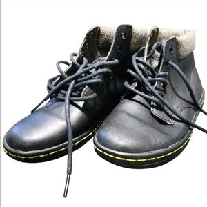 Dr. Martens Womens Sz 6 Black Leather Maelly Ankle Boots Air Walk JY004 Gorpcore